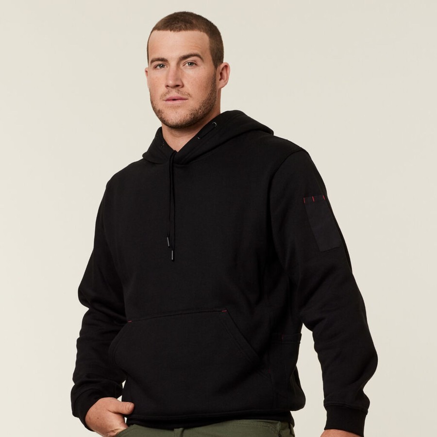 Clothing Hard Yakka Jumpers & Hoodies | Brushed Fleece Workwear Hoodie