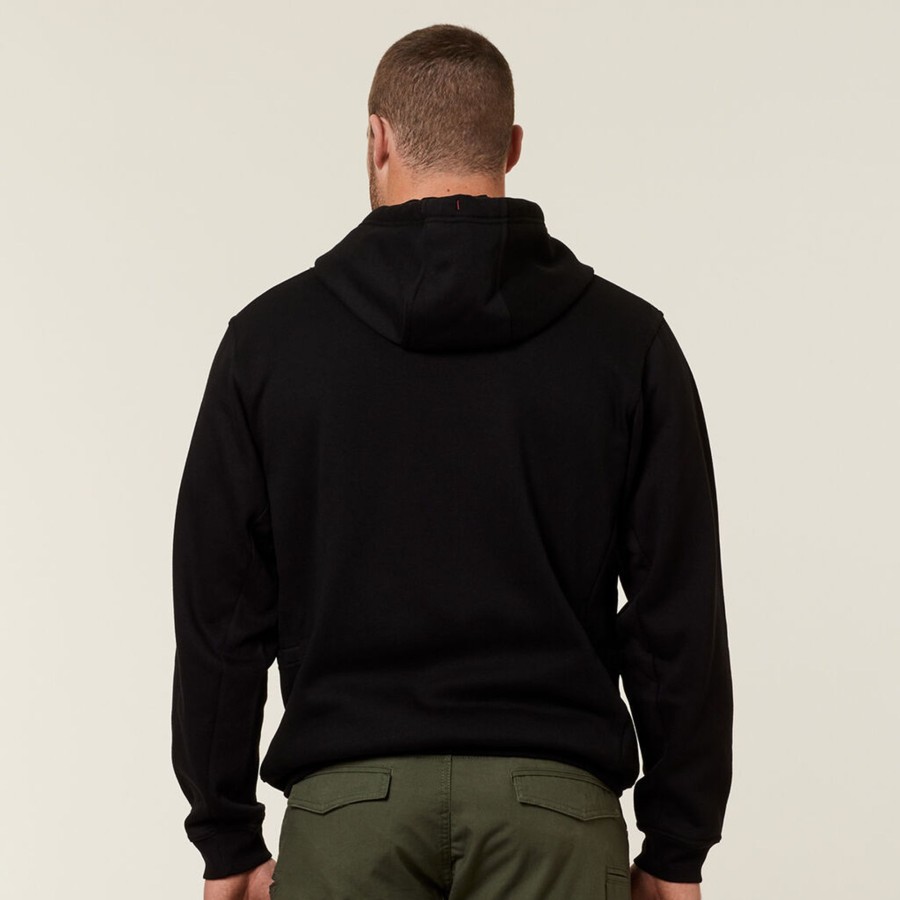 Clothing Hard Yakka Jumpers & Hoodies | Brushed Fleece Workwear Hoodie