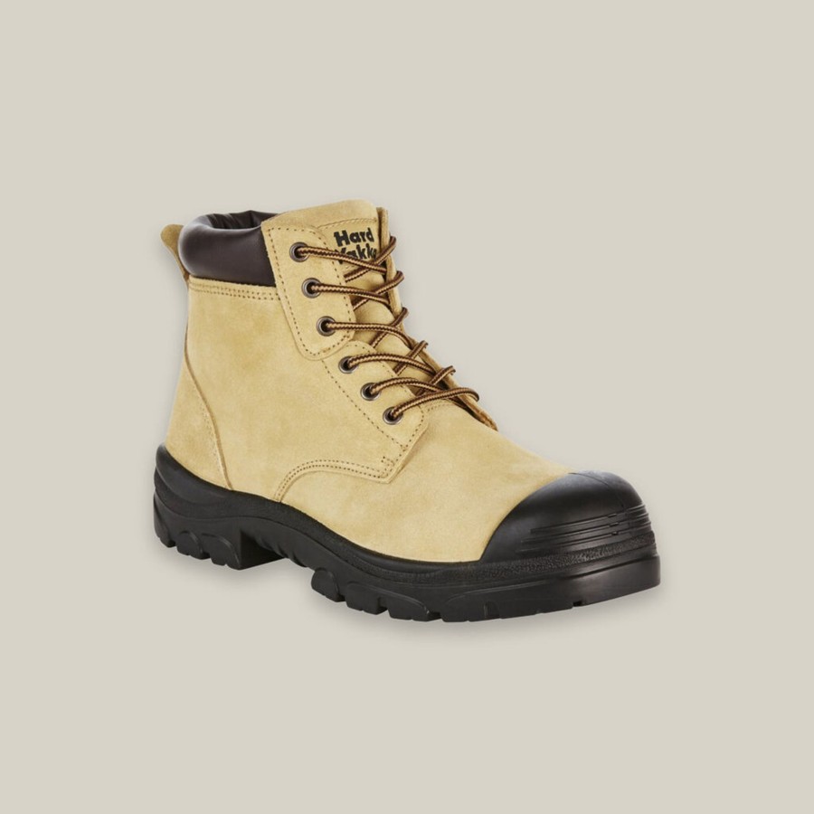 Boots Hard Yakka Steel Toe | Gravel Lace Up Steel Toe Safety Boot - Sand