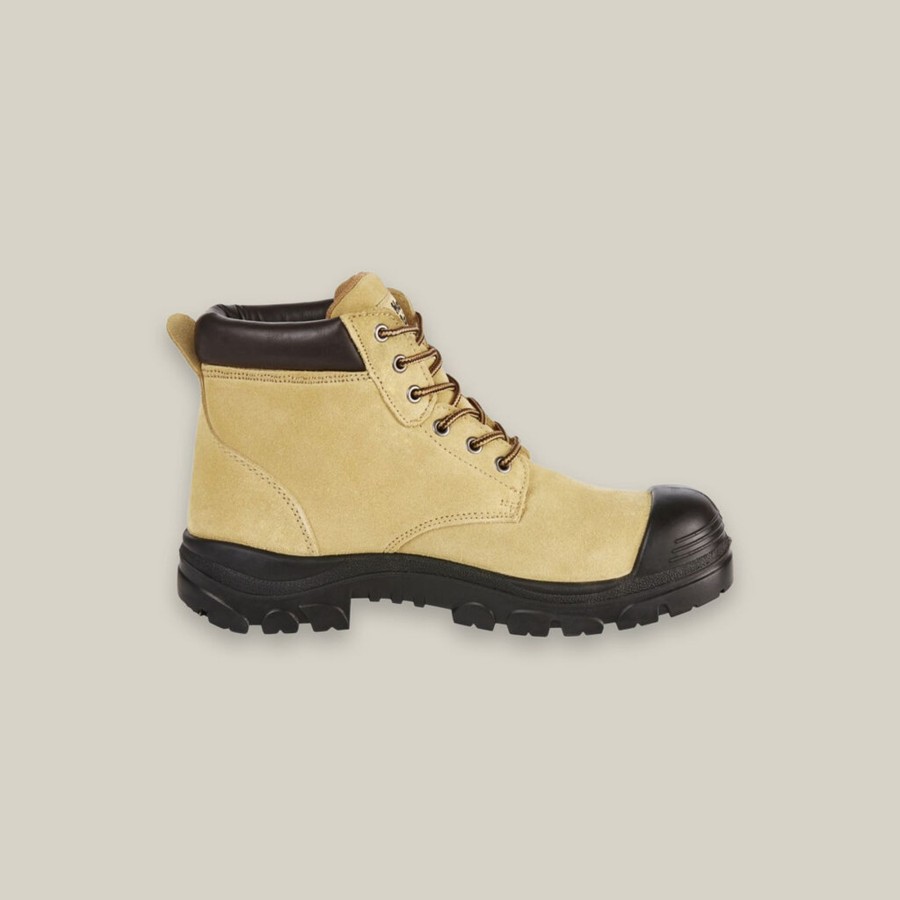 Boots Hard Yakka Steel Toe | Gravel Lace Up Steel Toe Safety Boot - Sand