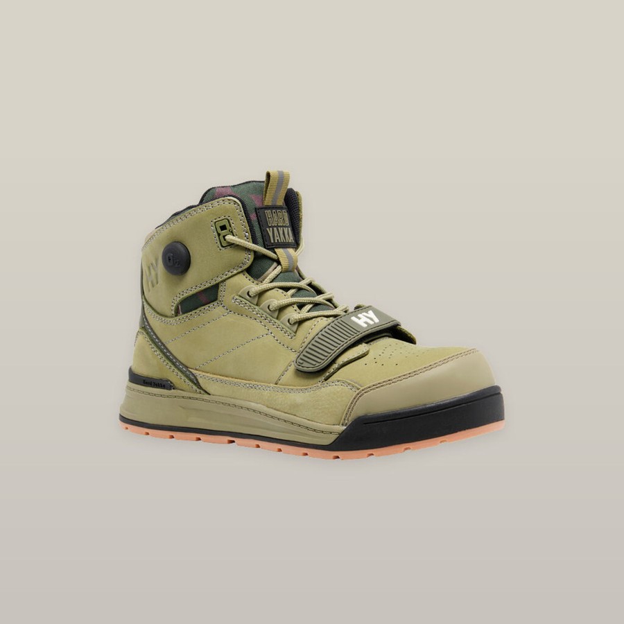 Boots Hard Yakka Composite Toe | 3056 O2 Lace Pump Up Composite Toe Safety Boot - Olive