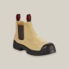 Boots Hard Yakka Elastic Sided | Grit Pull On Steel Toe Safety Boot - Sand