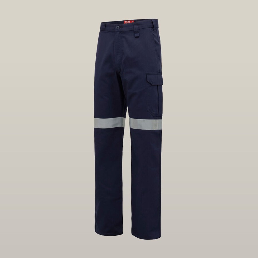 Clothing Hard Yakka Hi-Vis | Core Cotton Cargo Drill Taped Pant