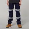 Clothing Hard Yakka Hi-Vis | Double Hoop Tape Cotton Drill Pant