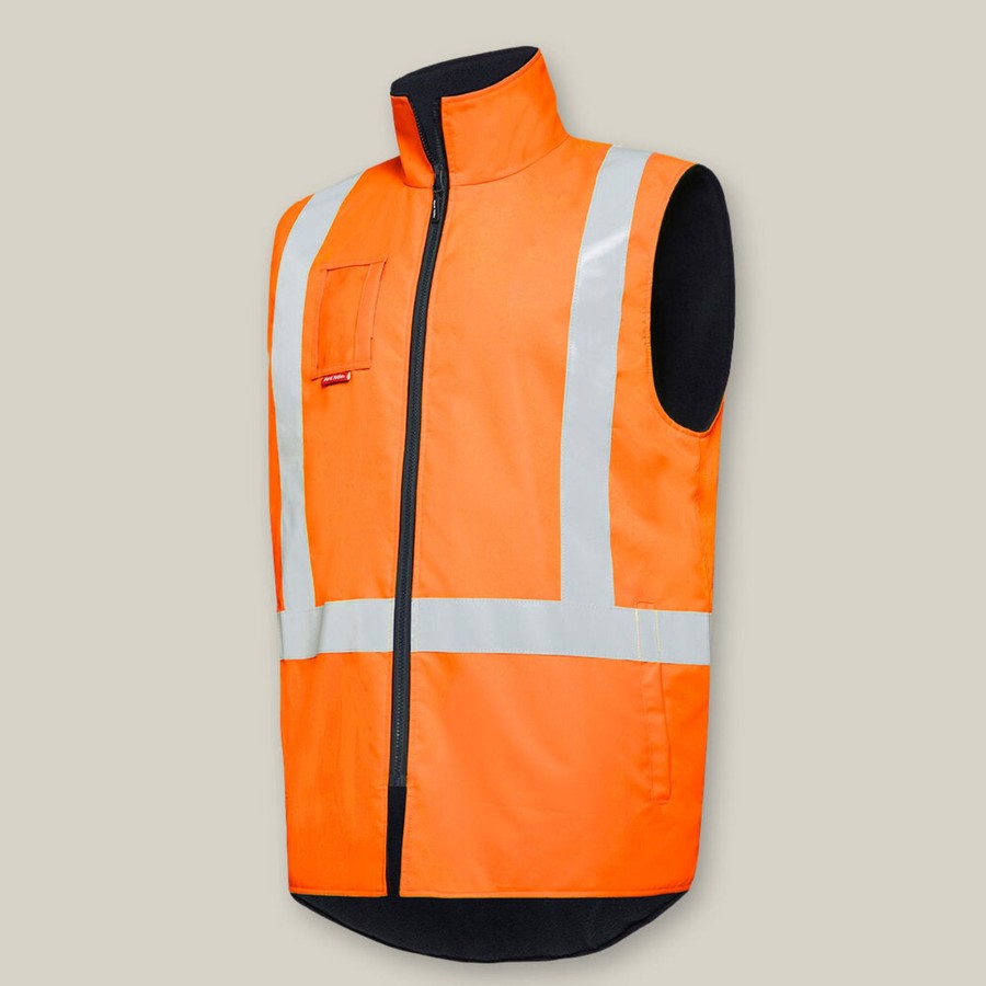 Clothing Hard Yakka Hi-Vis | Hi-Vis Taped All Weather Fleece Vest