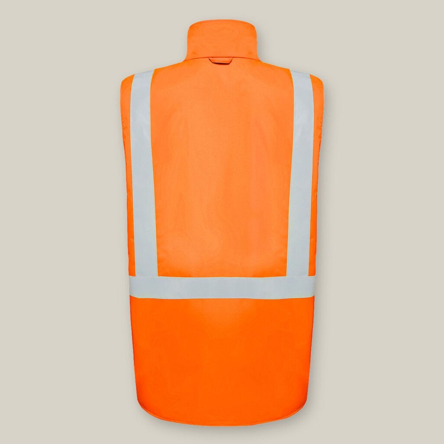 Clothing Hard Yakka Hi-Vis | Hi-Vis Taped All Weather Fleece Vest