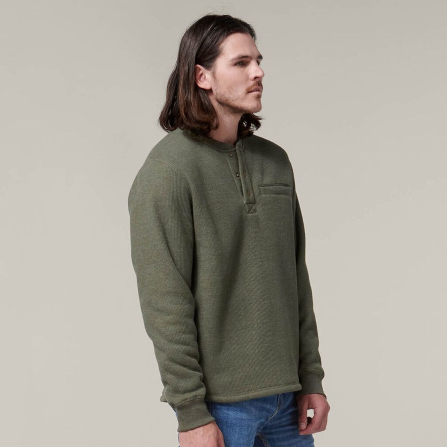 Clothing Hard Yakka Jumpers & Hoodies | Sherpa Henley