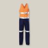 Clothing Hard Yakka Hi-Vis | Hi-Vis 2Tone Action Back Cotton Taped Overall