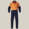 Clothing Hard Yakka Hi-Vis | Hi-Vis 2Tone Cotton Drill Coverall