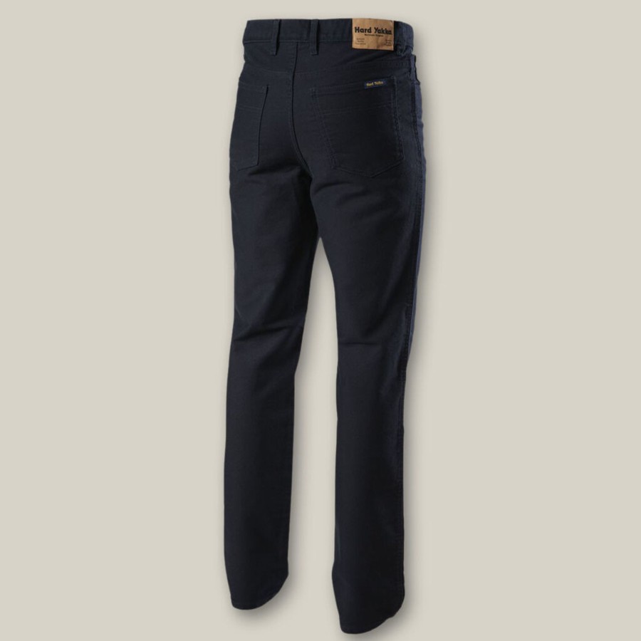 Clothing Hard Yakka Jeans | Moleskin 5 Pocket Heavy Duty Denim Work Jeans