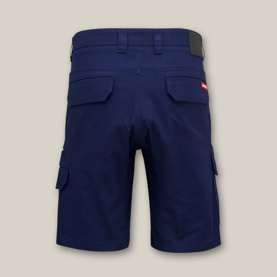 Clothing Hard Yakka Shorts | Stretch Canvas Mid Length Cargo Work Short