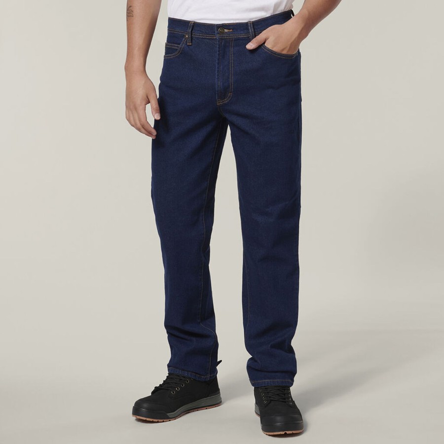 Clothing Hard Yakka Jeans | Straight Leg Stretch Denim Jean