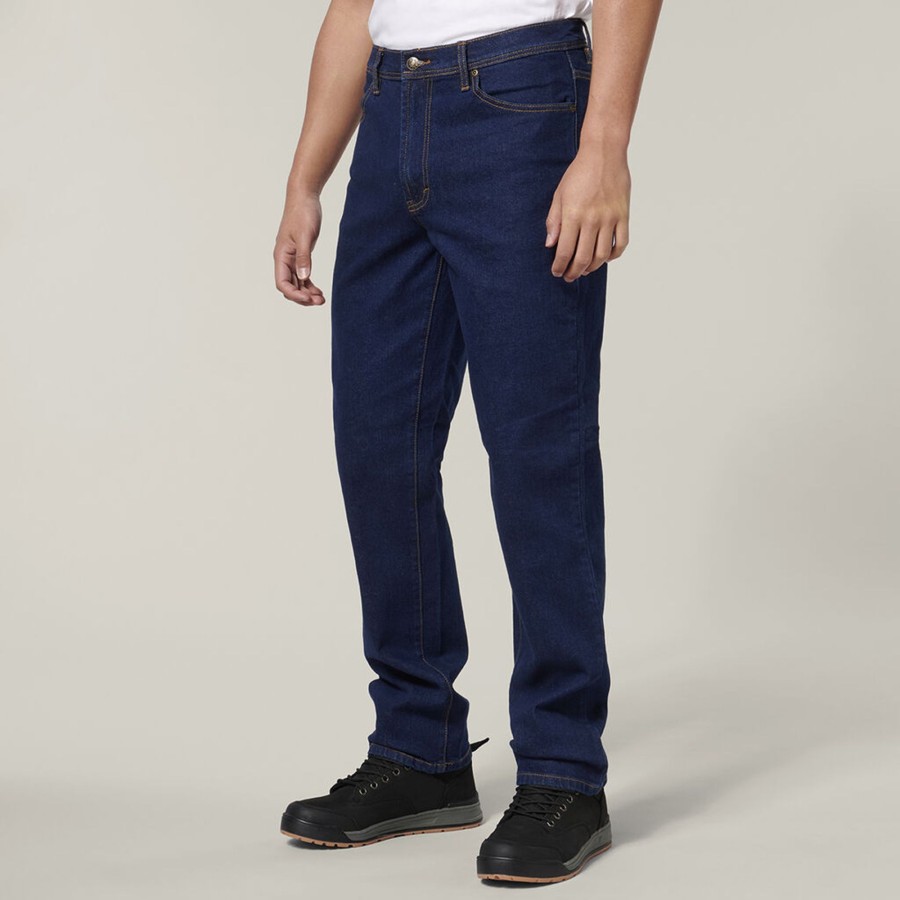 Clothing Hard Yakka Jeans | Straight Leg Stretch Denim Jean