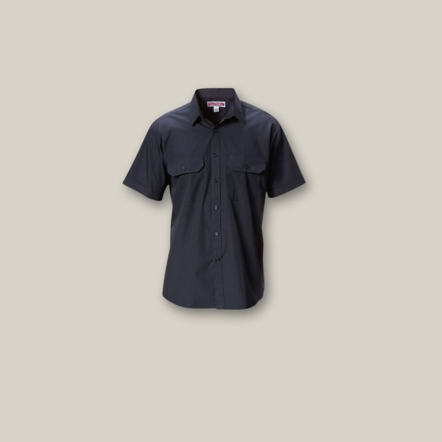 Clothing Hard Yakka Shirts | Short Sleeve Permanent Press Shirt