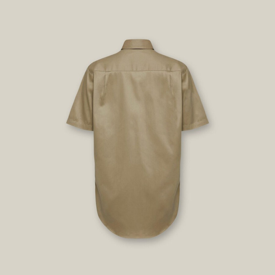 Clothing Hard Yakka Shirts | Core Short Sleeve Lightweight Vented Cotton Shirt