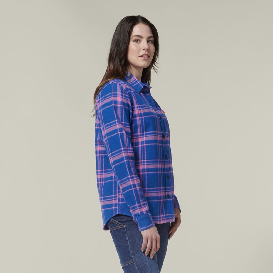 Clothing Hard Yakka Shirts | Women'S Check Flannie