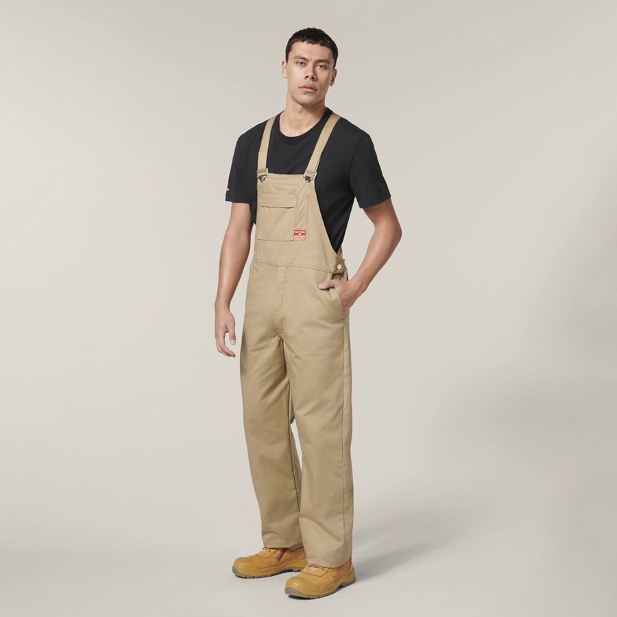 Clothing Hard Yakka Coveralls & Overalls | Bib & Brace Cross Back Cotton Overall