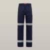 Clothing Hard Yakka Hi-Vis | Women'S Cargo Drill Pant With Tape