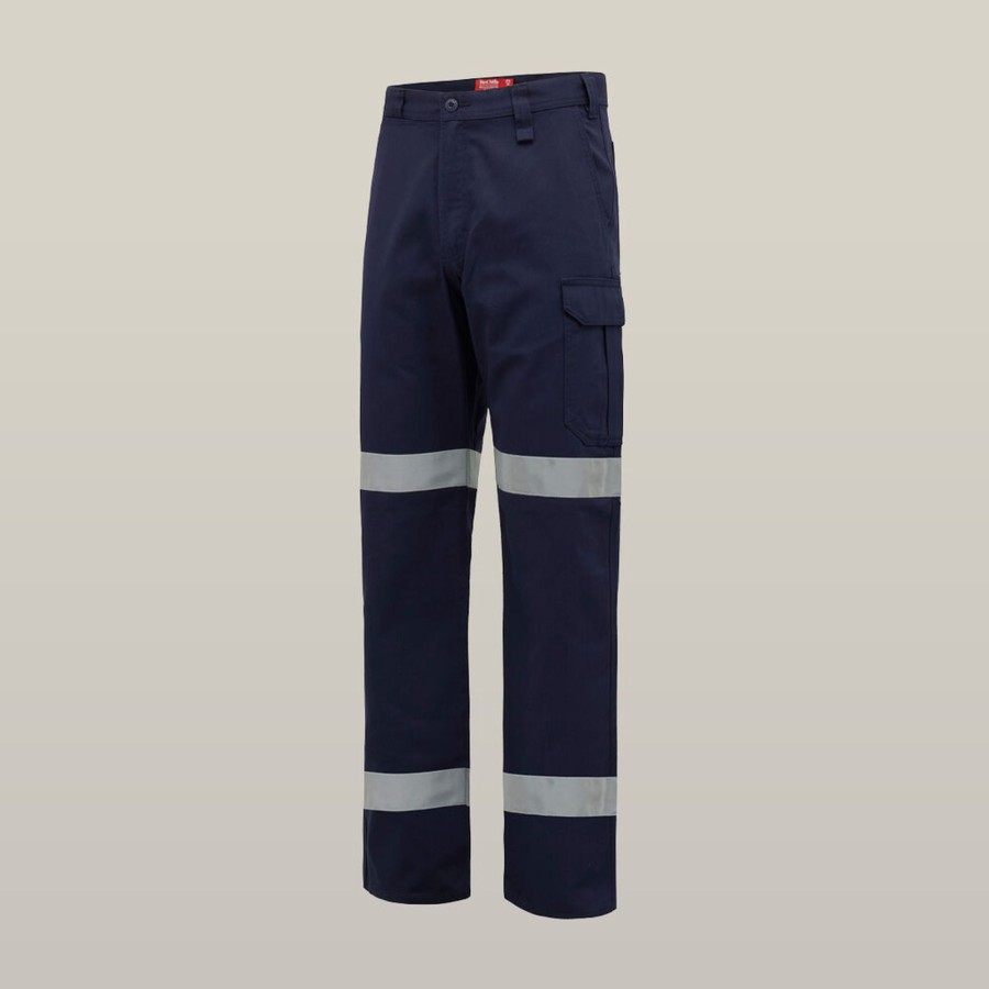 Clothing Hard Yakka Hi-Vis | Women'S Cargo Drill Pant With Tape